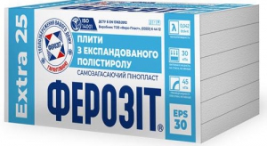 Пінопласт 25 Ферозіт EXTRA 10 см